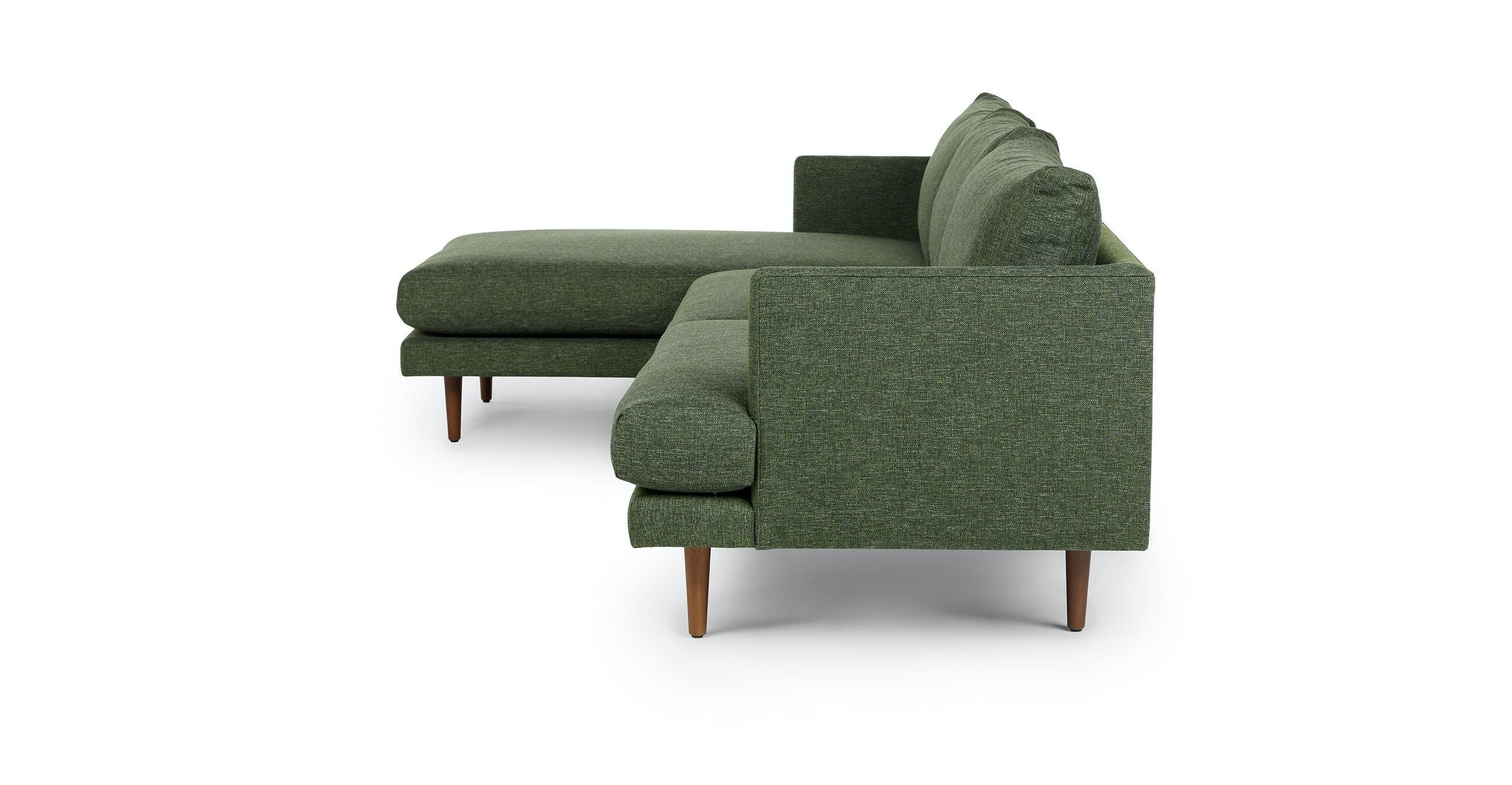 Burrard Forest Green Left Sectional thumbnail 4