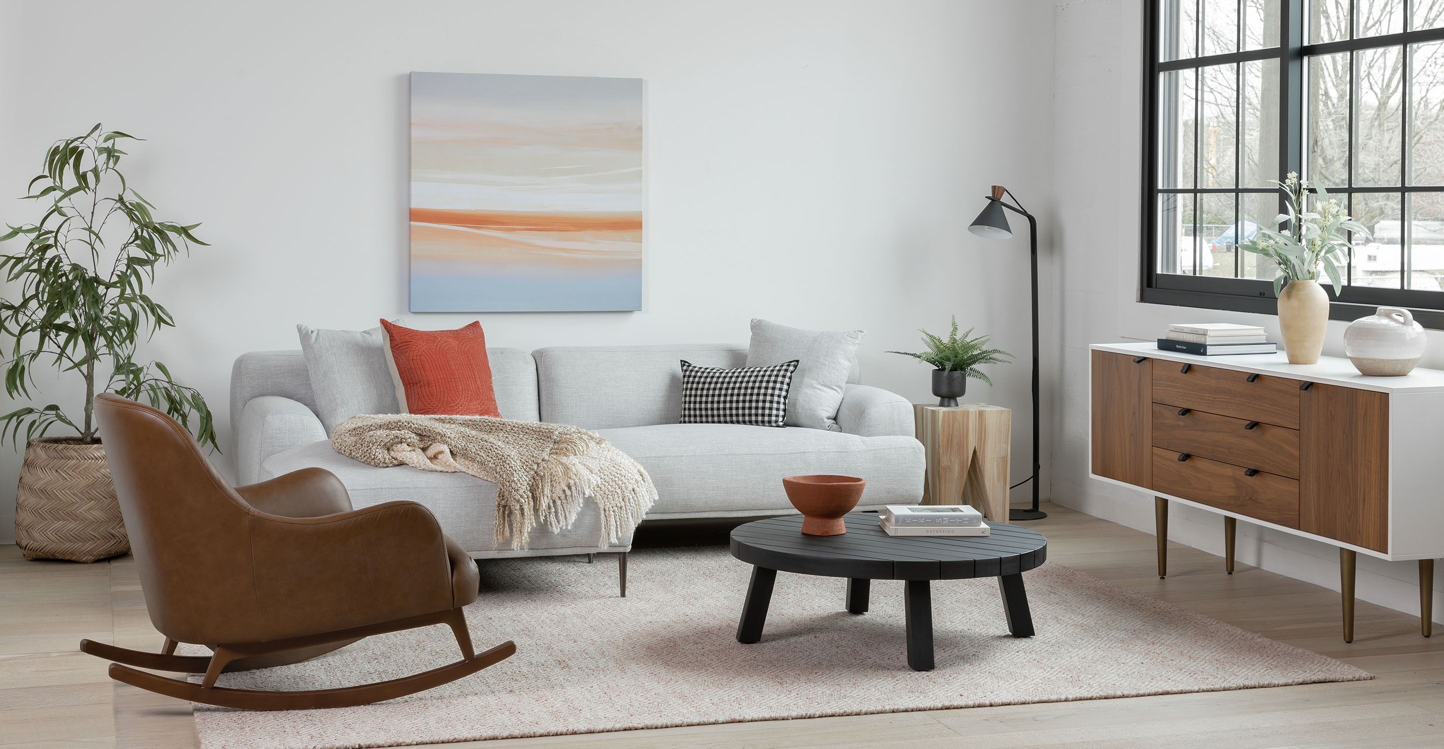 Abisko Mist Gray Left Sectional thumbnail 2