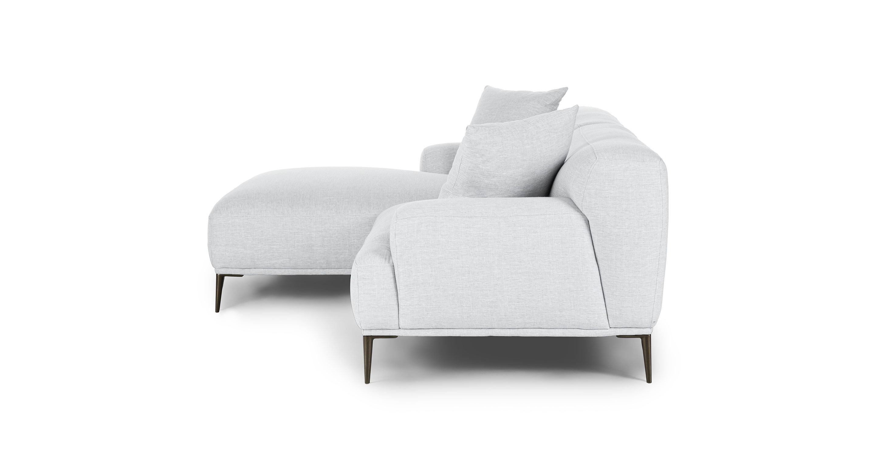 Abisko Mist Gray Left Sectional thumbnail 4