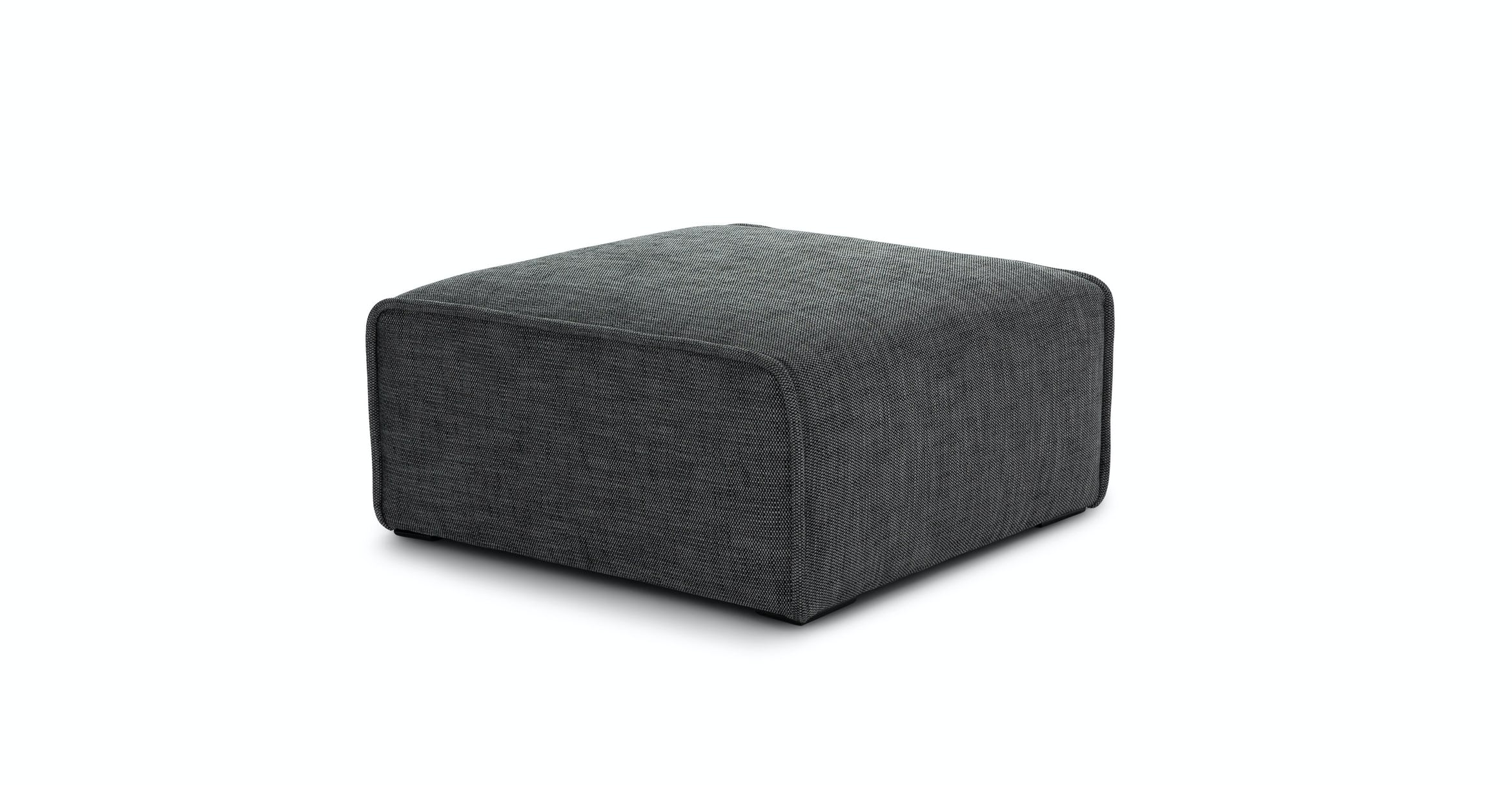 Quadra Carbon Gray Ottoman thumbnail 2