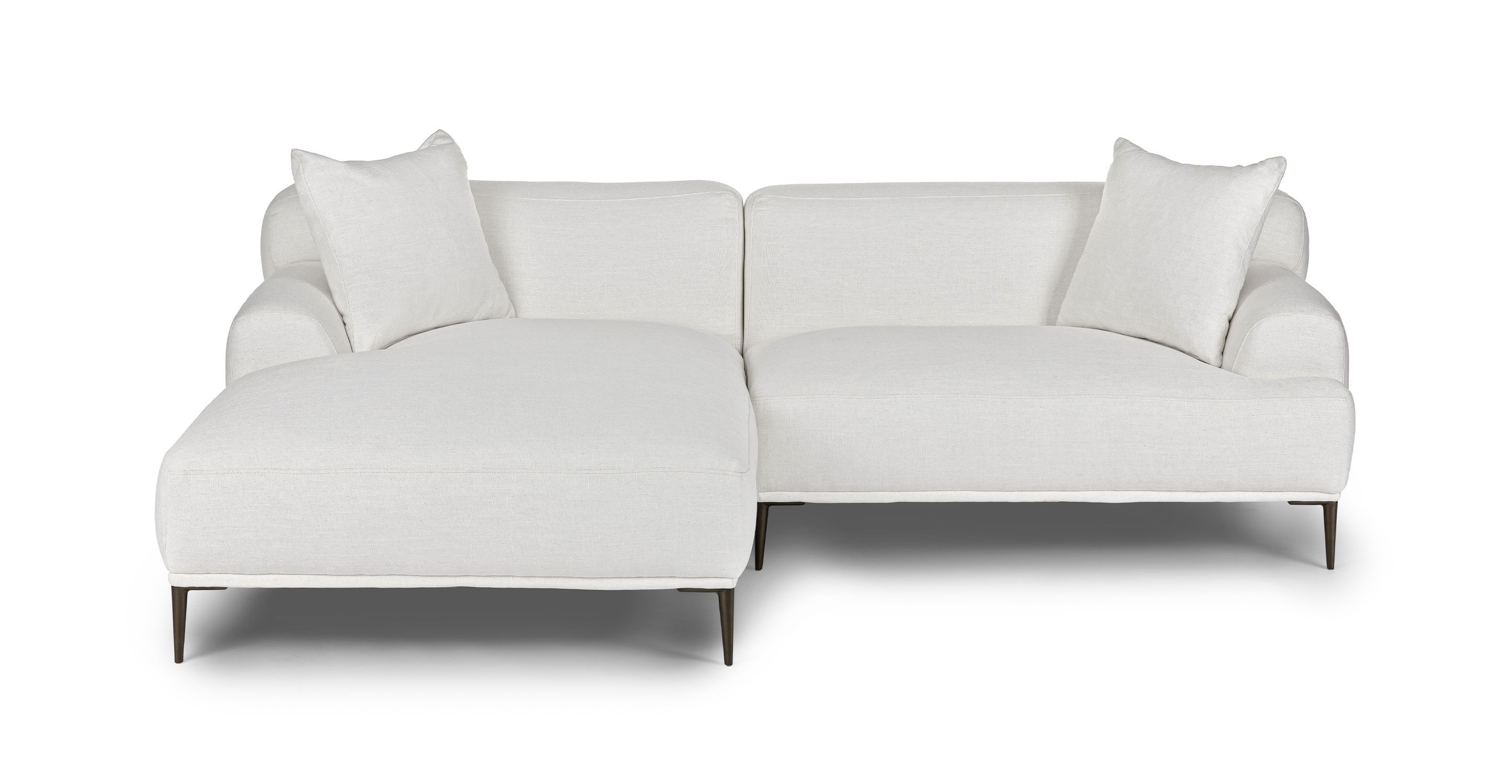 Abisko Quartz White Left Sectional thumbnail 3