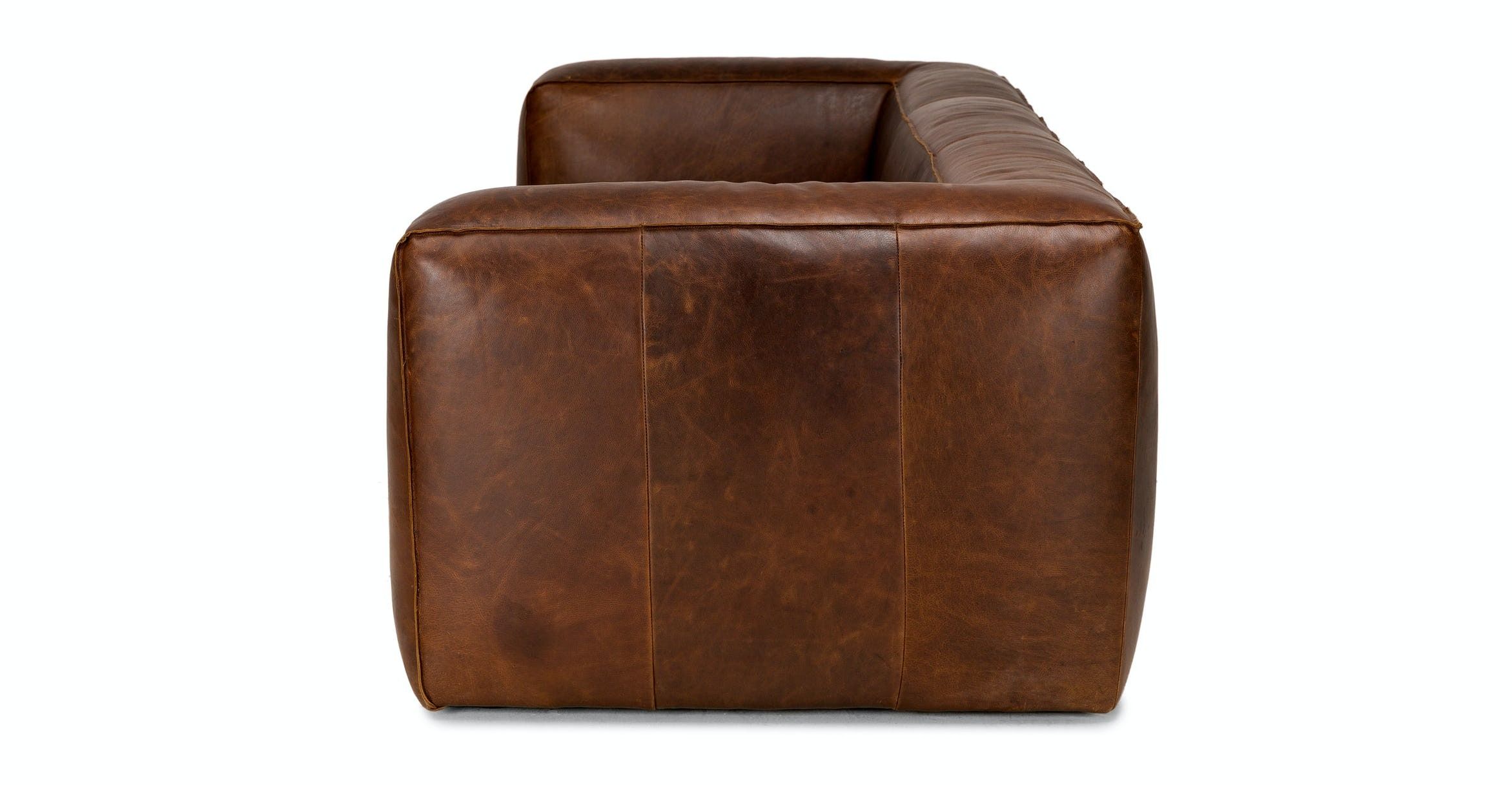 Cigar Rawhide Brown Sofa thumbnail 4