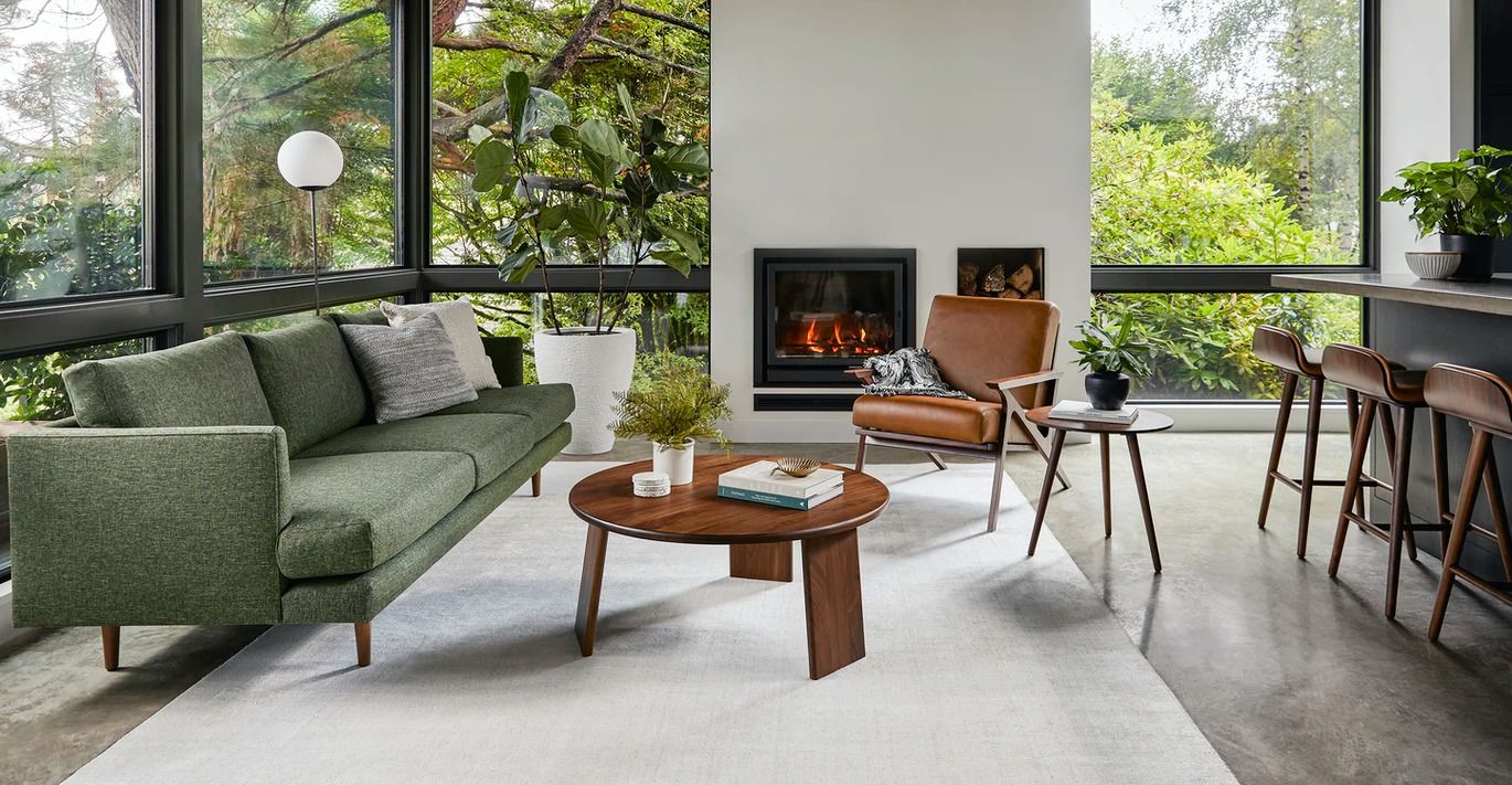 Burrard Forest Green Sofa thumbnail 2