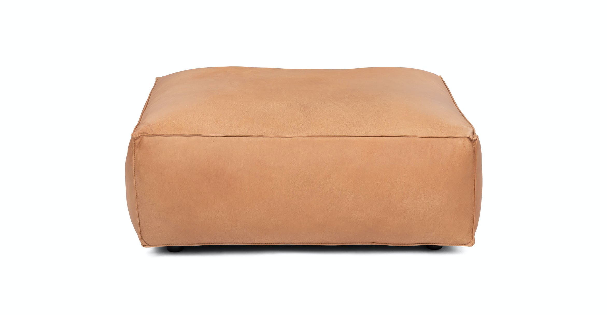Solae Canyon Tan Ottoman thumbnail 3