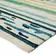 Dedrick Striped Handmade Looped Hooked Blue Light Green Indoor Outdoor Area Rug-10'x14' thumbnail 4