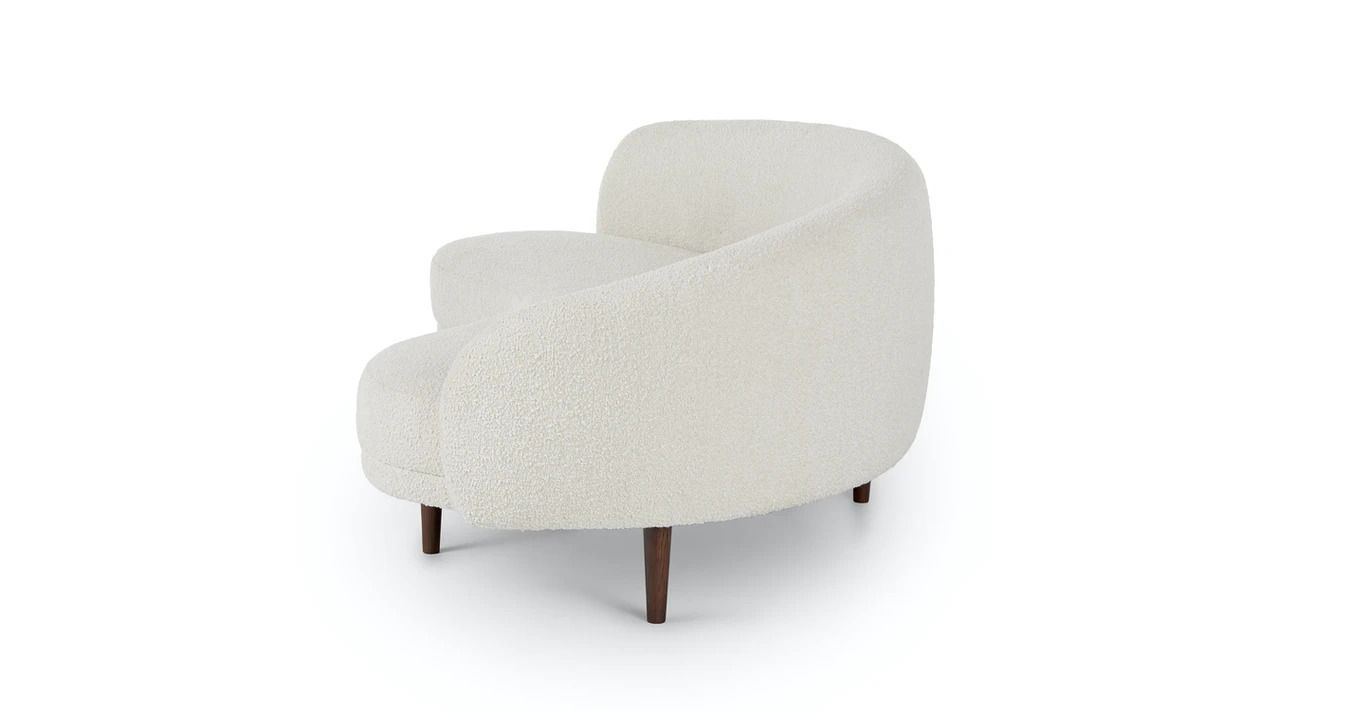 Kayra Ivory Boucle Sofa thumbnail 3