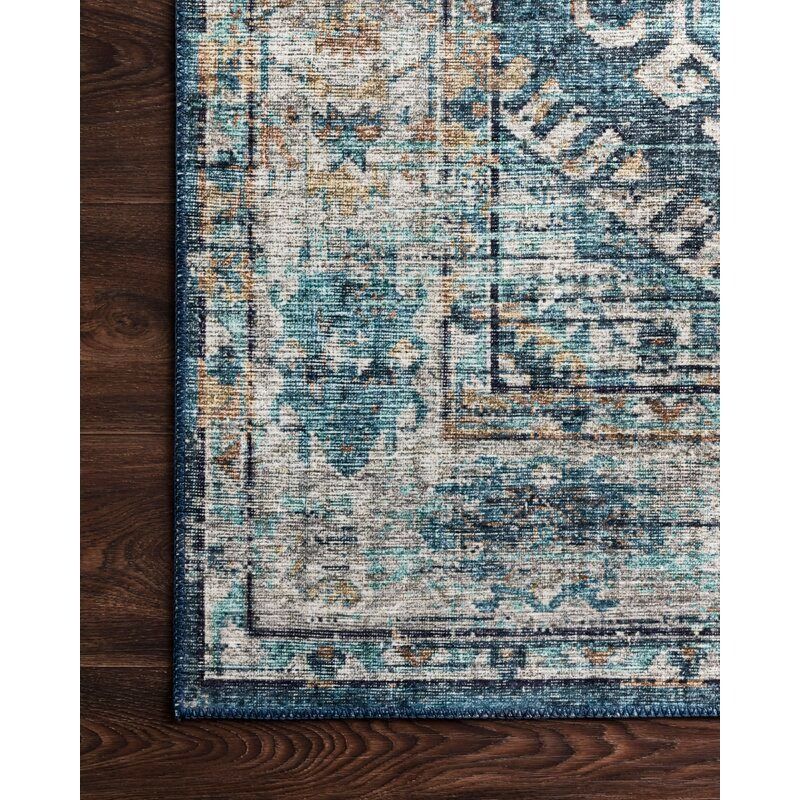Gelo Oriental Denim Gray Area Rug-3'6''x5'6'' thumbnail 3
