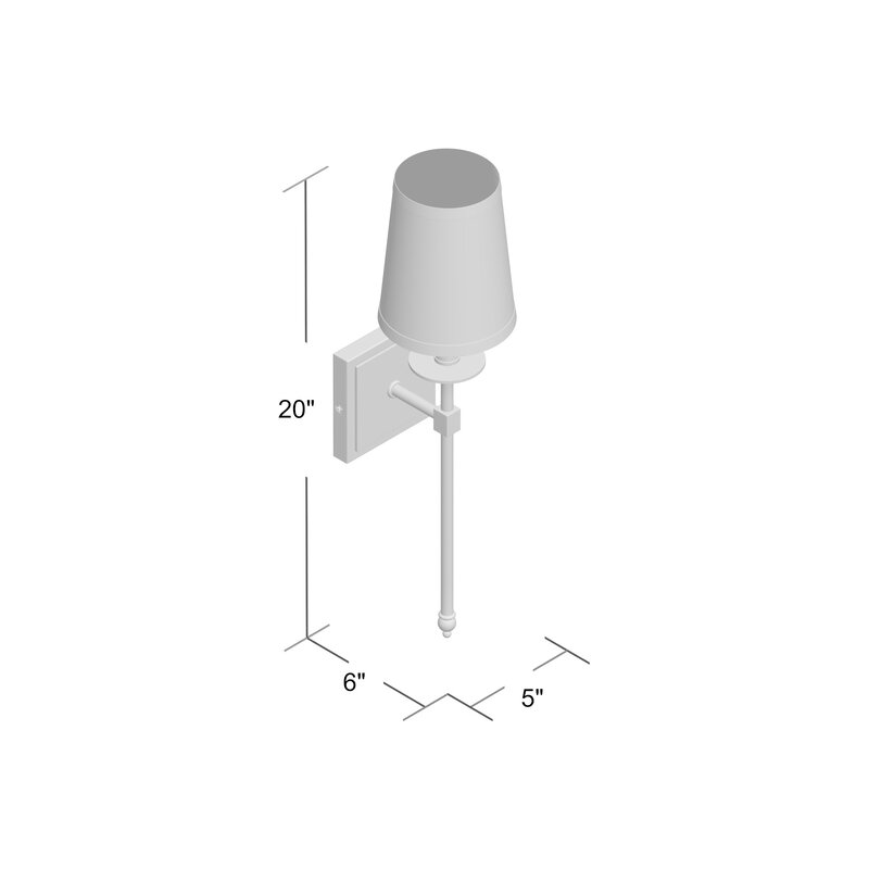 Tyrone 1 Light Dimmable Brass Wallchiere thumbnail 2