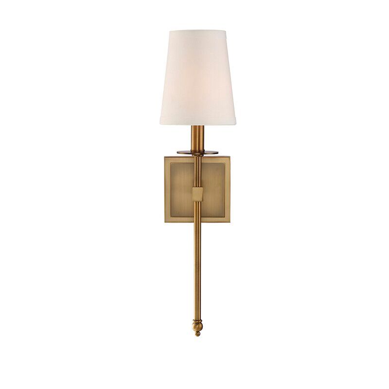 Tyrone 1 Light Dimmable Brass Wallchiere thumbnail 3