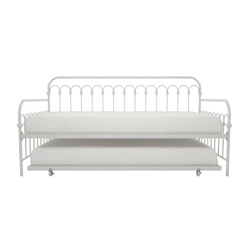 Bright Pop Twin Metal Daybed with Trundle thumbnail 3