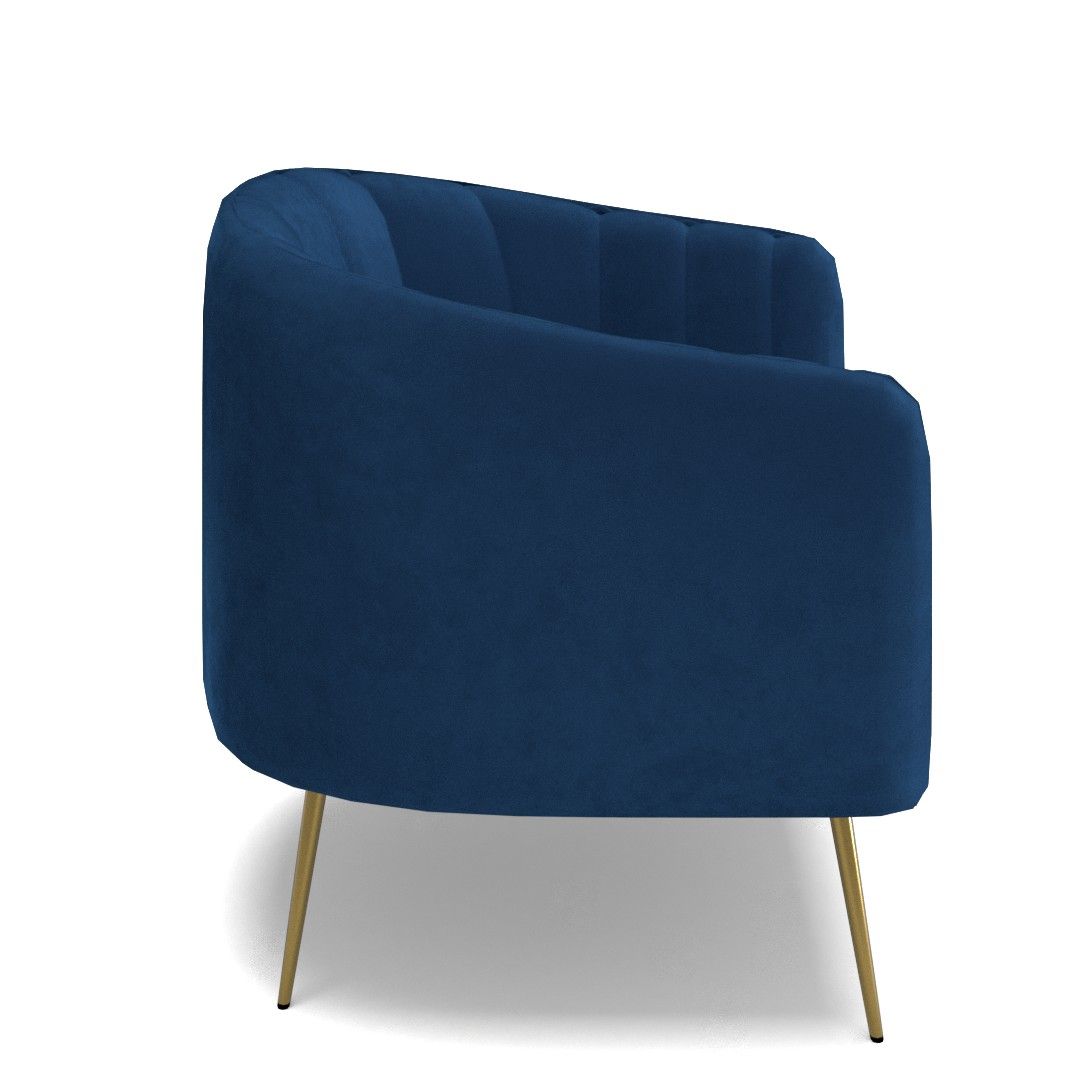 Indianola Wide Polyester Barrel Chair thumbnail 2