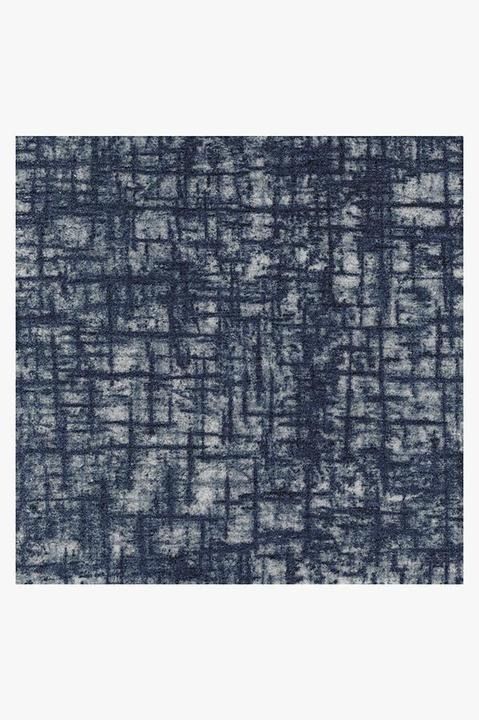 Crosshatch Sapphire Rug-6'x9' thumbnail 3