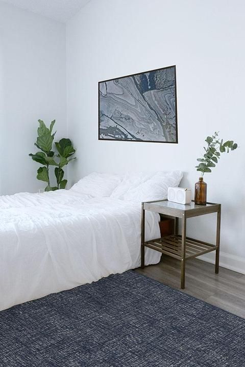 Crosshatch Sapphire Rug-6'x9' thumbnail 2