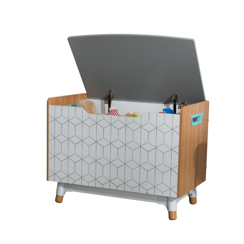 Mid Century Toy Storage Bench thumbnail 2