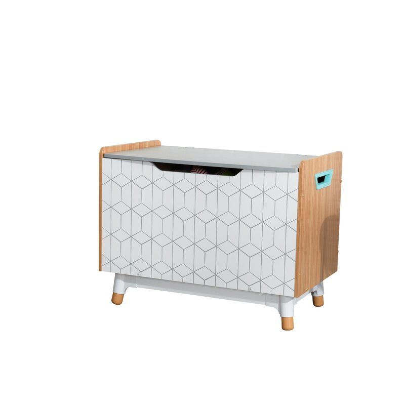 Mid Century Toy Storage Bench thumbnail 4