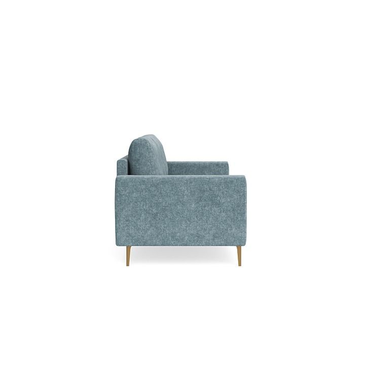 Custom Levi Sofa in Steel Blue thumbnail 3