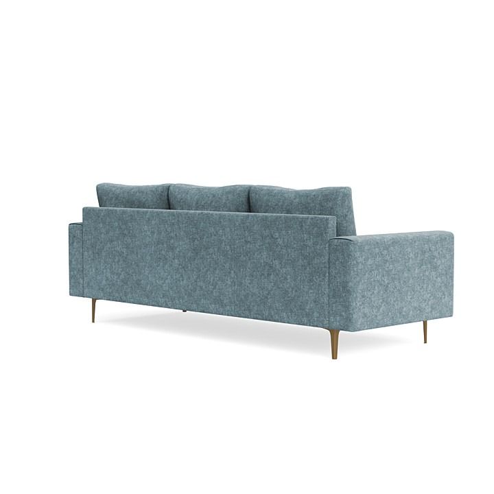 Custom Levi Sofa in Steel Blue thumbnail 4