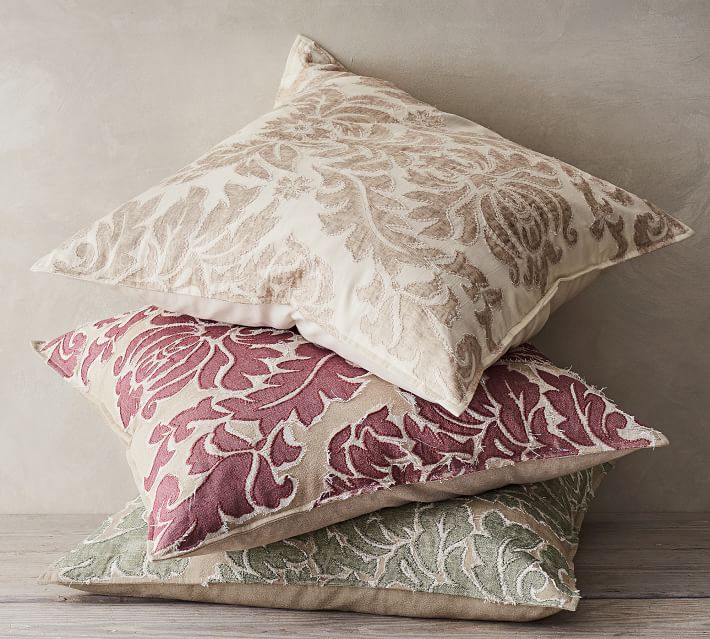 Francesca Hand Embroidered Pillow Covers thumbnail 2