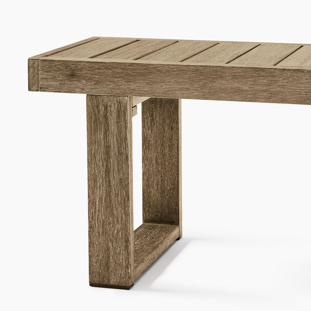 Portside Outdoor Dining Bench thumbnail 3