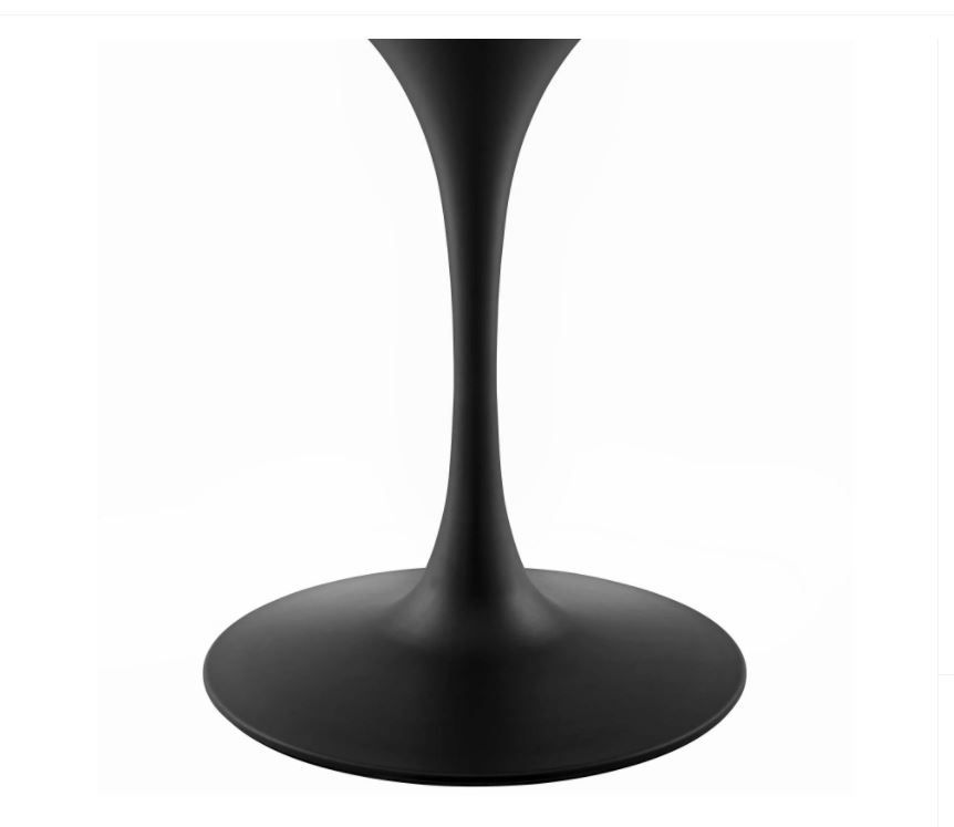 Pila 60" Round Artificial Marble Dining Table thumbnail 2