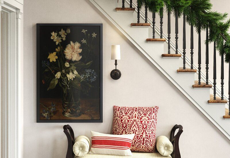 Flower Arrangement VI Picture Frame Painting thumbnail 3
