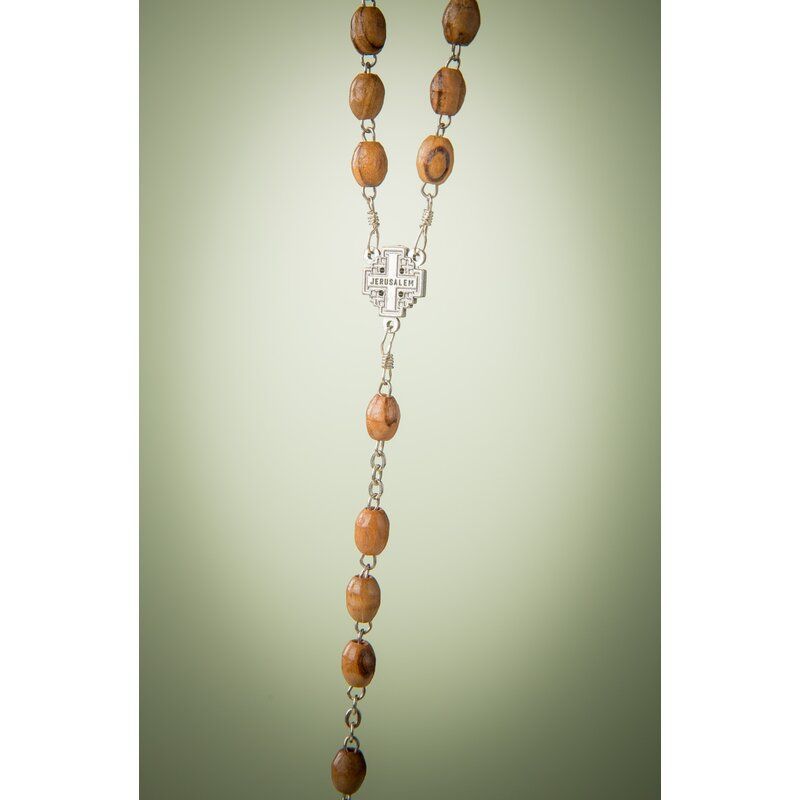 Rosary with Jerusalem Cross Sculpture thumbnail 3