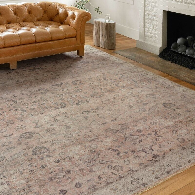 Jacques Oriental Dark Blush Area Rug-7'6''x9'6'' thumbnail 2