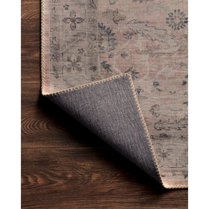 Jacques Oriental Dark Blush Area Rug-7'6''x9'6'' thumbnail 4