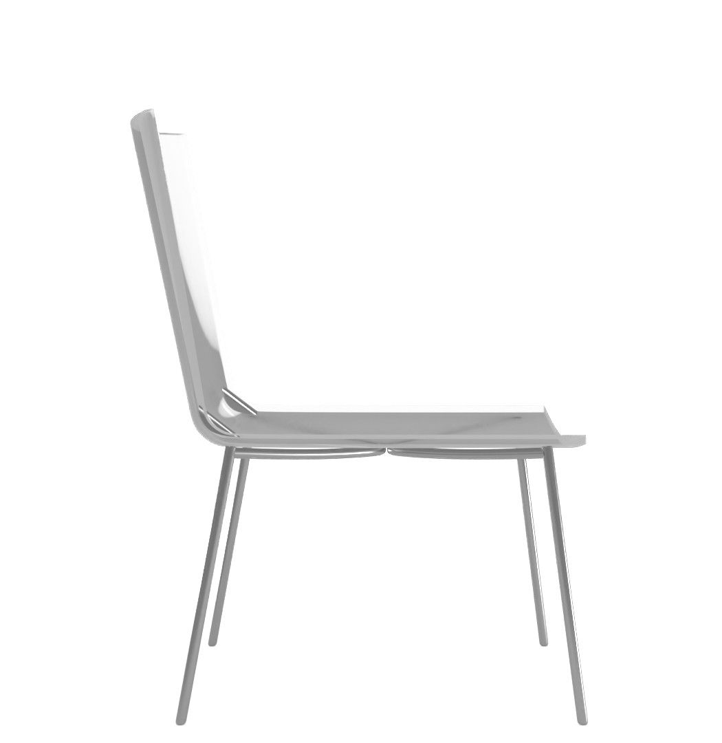 Chiaro Clear Chair Nickel thumbnail 2