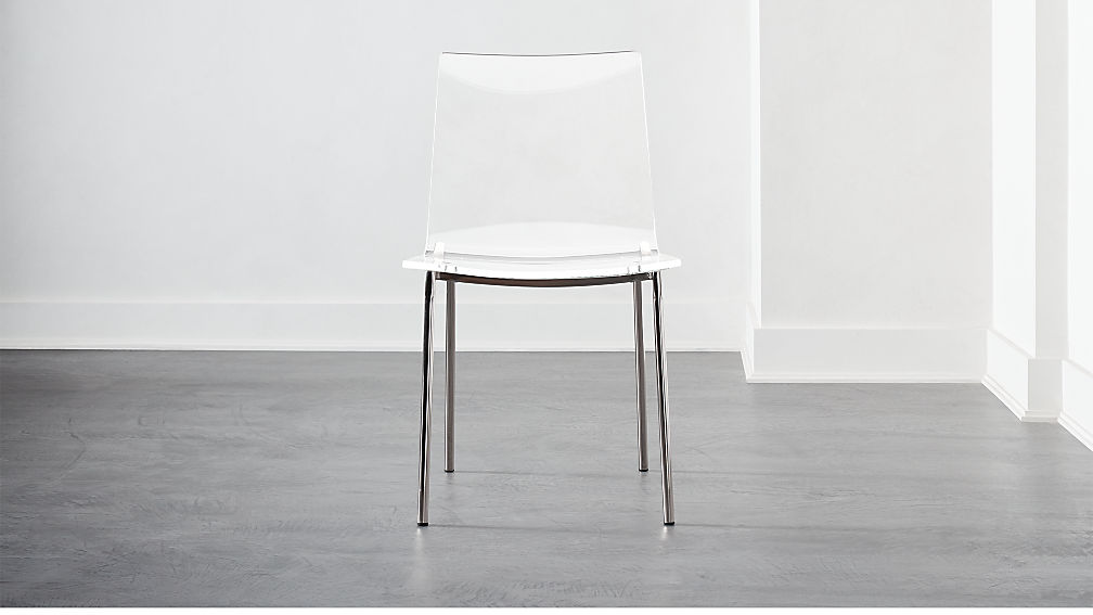 Chiaro Clear Chair Nickel thumbnail 3