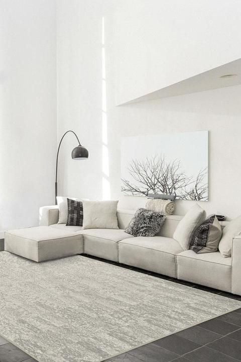 Granite Ombre Light Grey Rug-9'x12' thumbnail 2