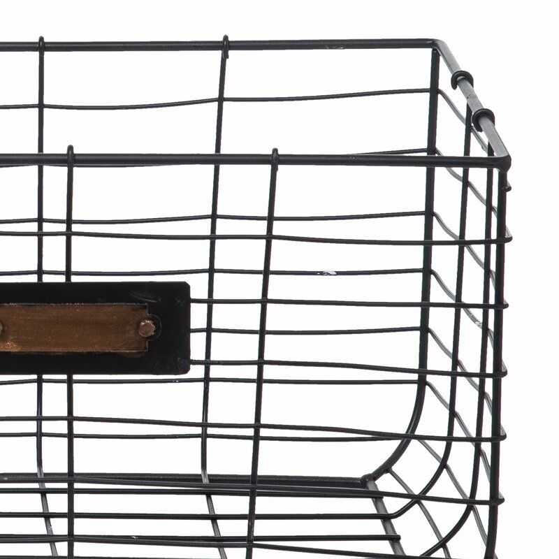 2 Piece Wire large Basket  thumbnail 2