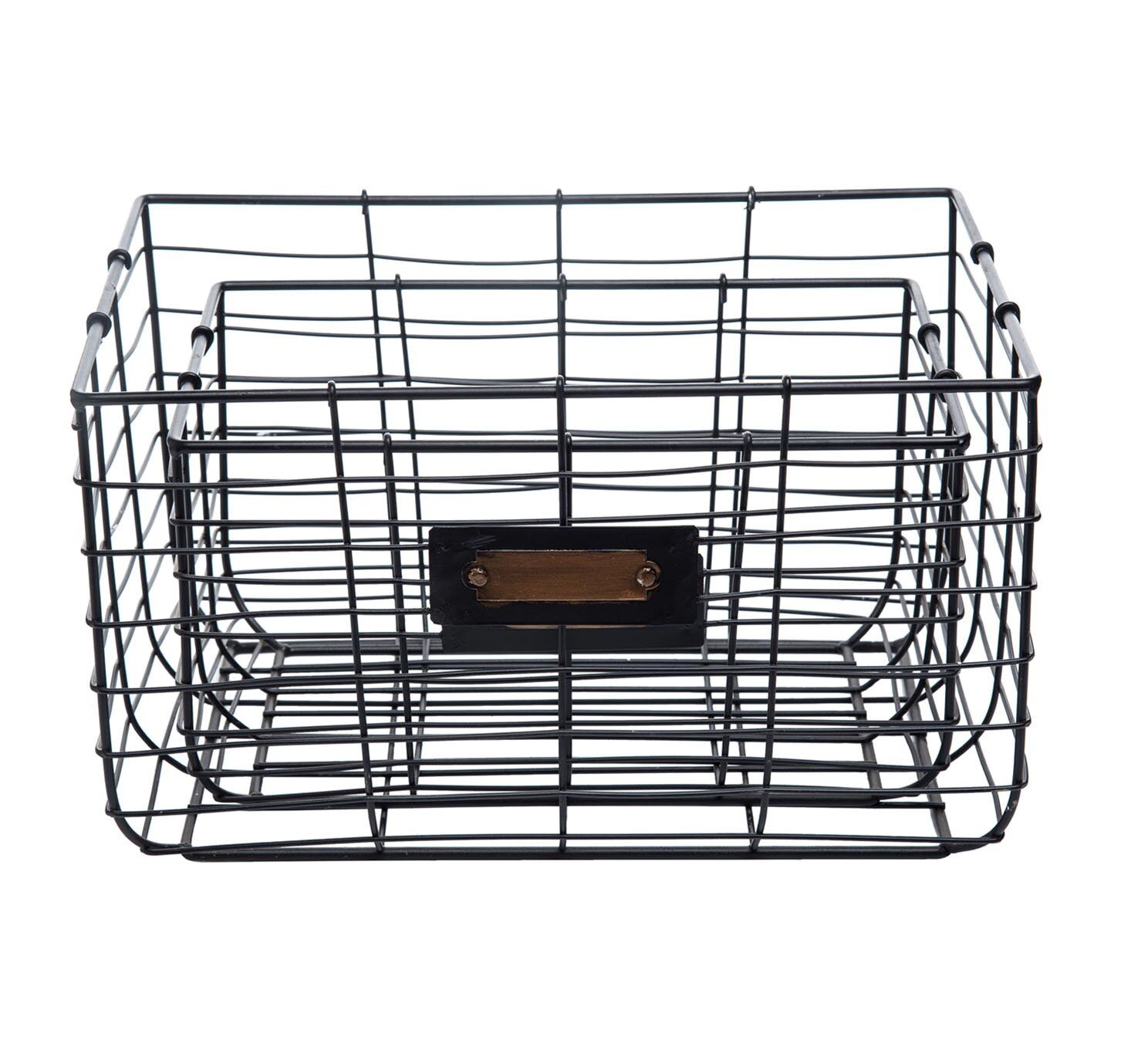 2 Piece Wire large Basket  thumbnail 3