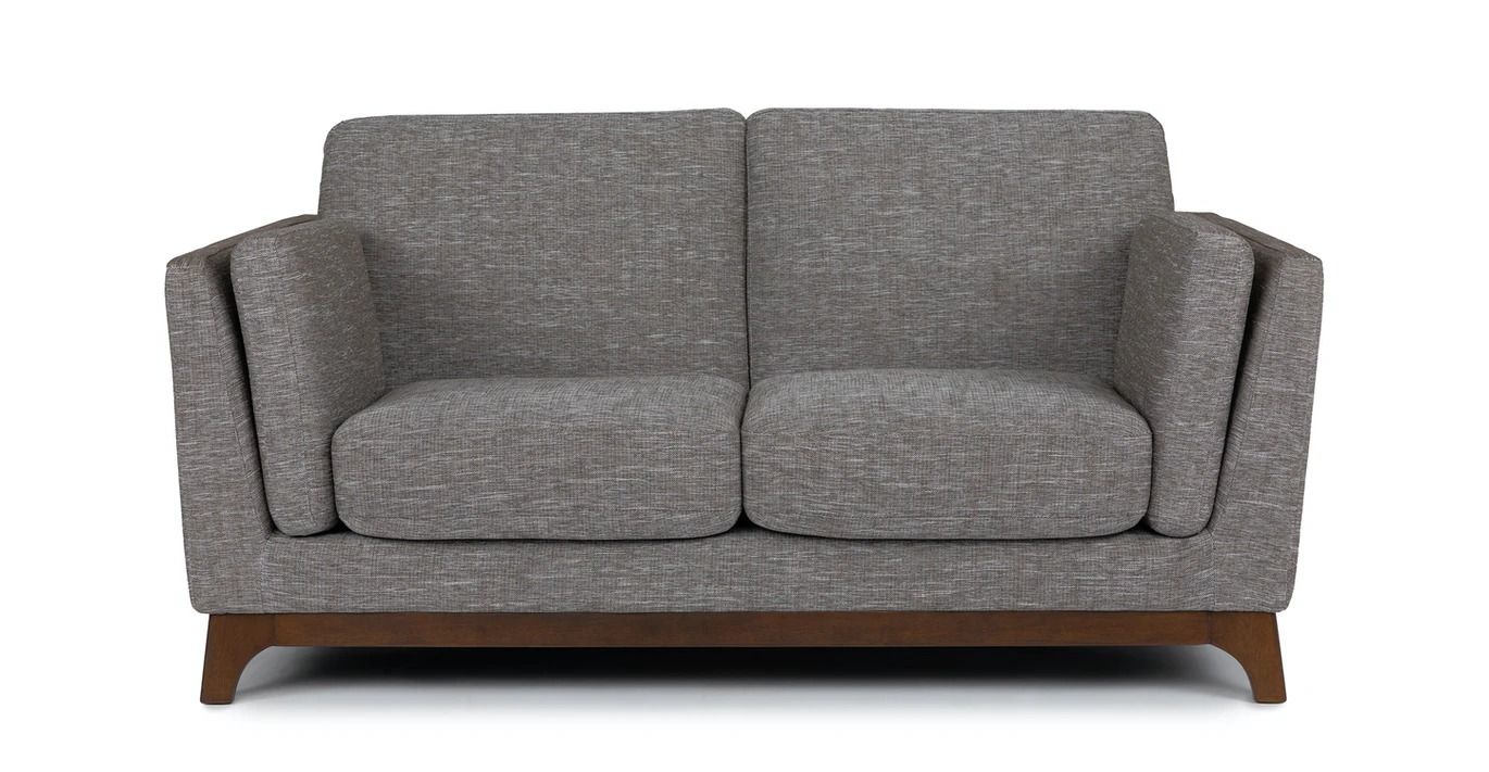 Ceni Volcanic Gray Loveseat thumbnail 3