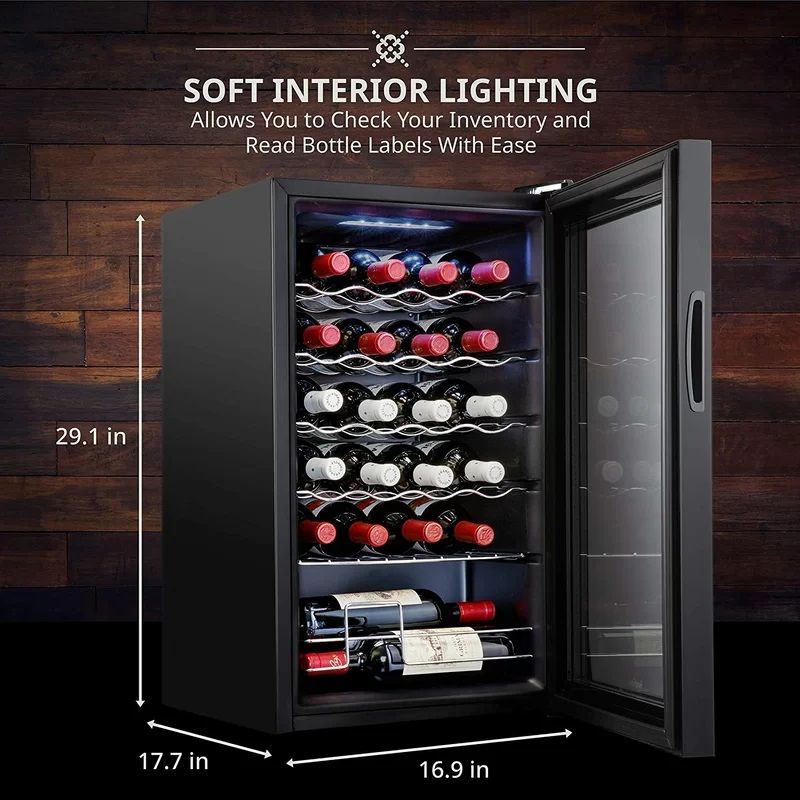 Bottle Single Zone Freestanding Wine Refrigerator thumbnail 2