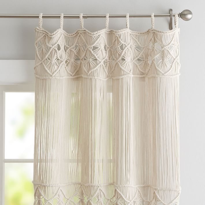 Macrame Decorative Panel Ivory thumbnail 2