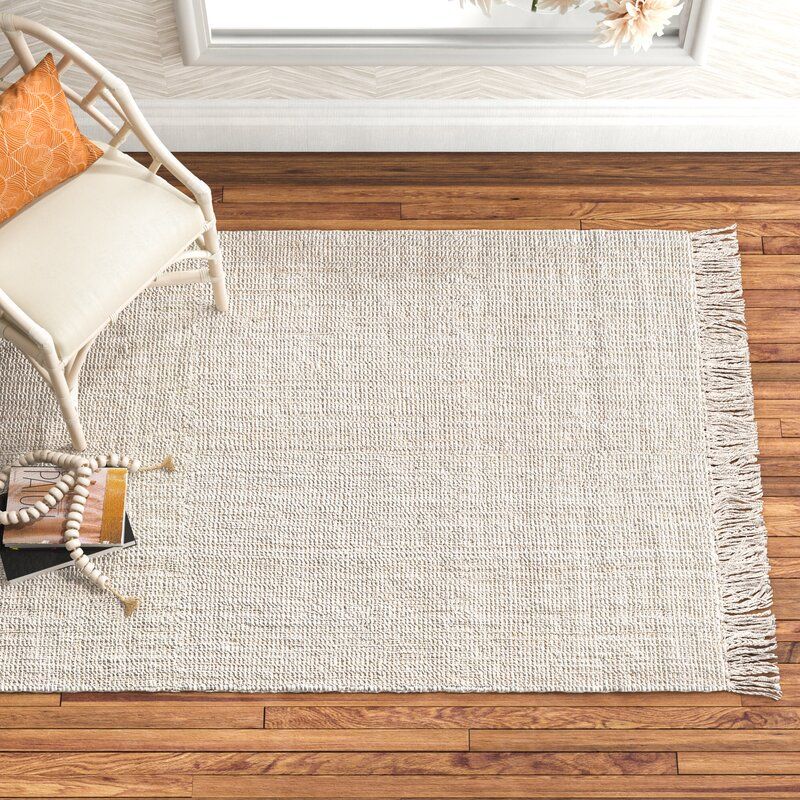 Handmade Flatweave Jute Ivory Area Rug thumbnail 2