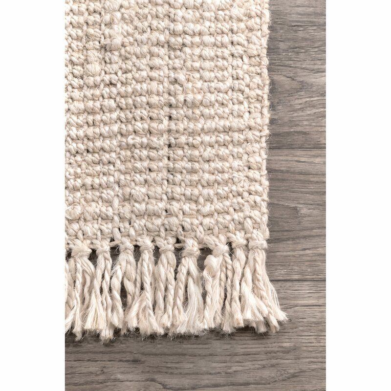 Handmade Flatweave Jute Ivory Area Rug thumbnail 3