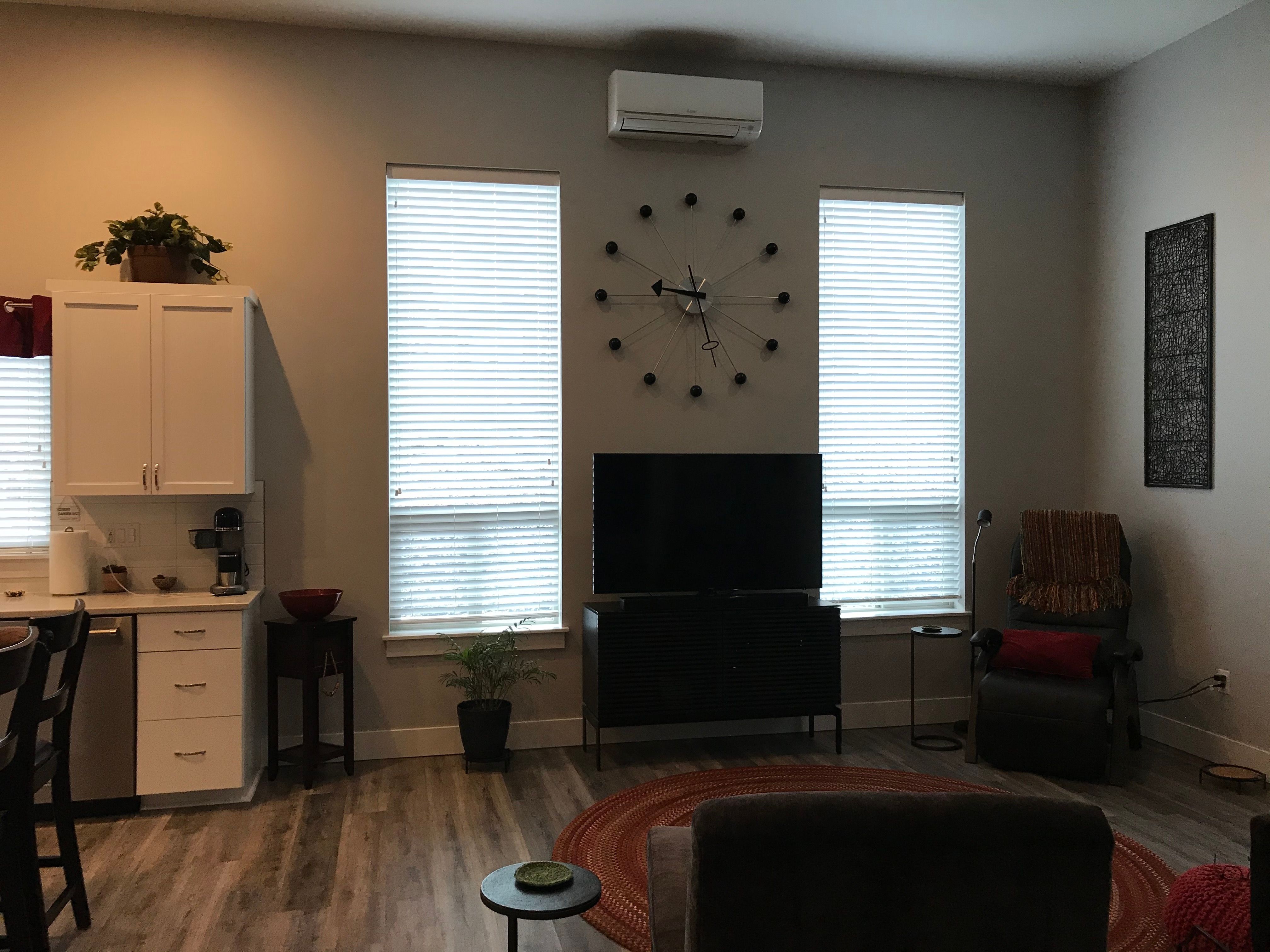 Customer TV stand with tv thumbnail 2