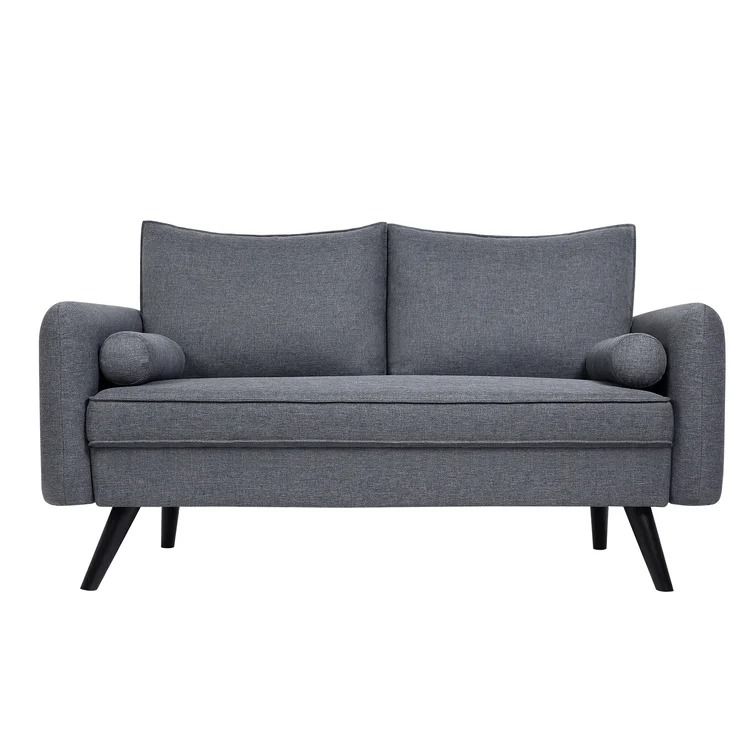 Risinger Velvet Wide Round Arm Loveseat thumbnail 3