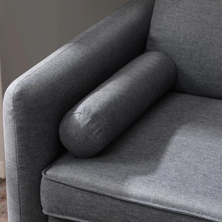 Risinger Velvet Wide Round Arm Loveseat thumbnail 4