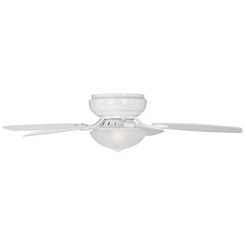 Casa Habitat White Hugger LED Ceiling Fan thumbnail 2