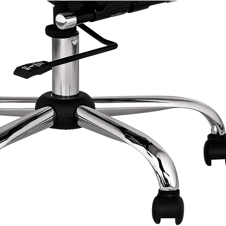  Serge White Low Back Swivel Office Chair  thumbnail 7