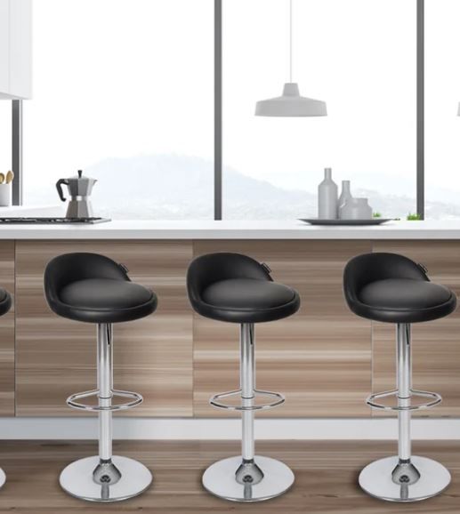 Darla Mae Swivel Adjustable Height Bar Stool thumbnail 3