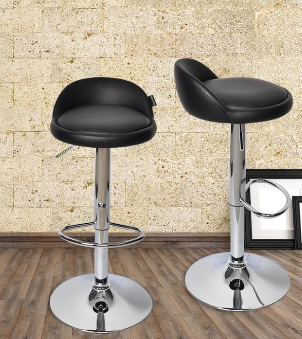 Darla Mae Swivel Adjustable Height Bar Stool thumbnail 4