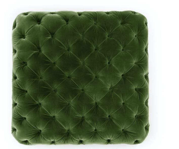 Diamond Grass Green Ottoman thumbnail 2