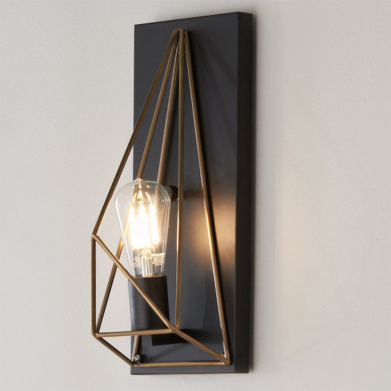 PRISMATIC WIRE CAGE SCONCE thumbnail 2