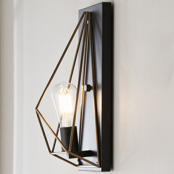 PRISMATIC WIRE CAGE SCONCE thumbnail 3