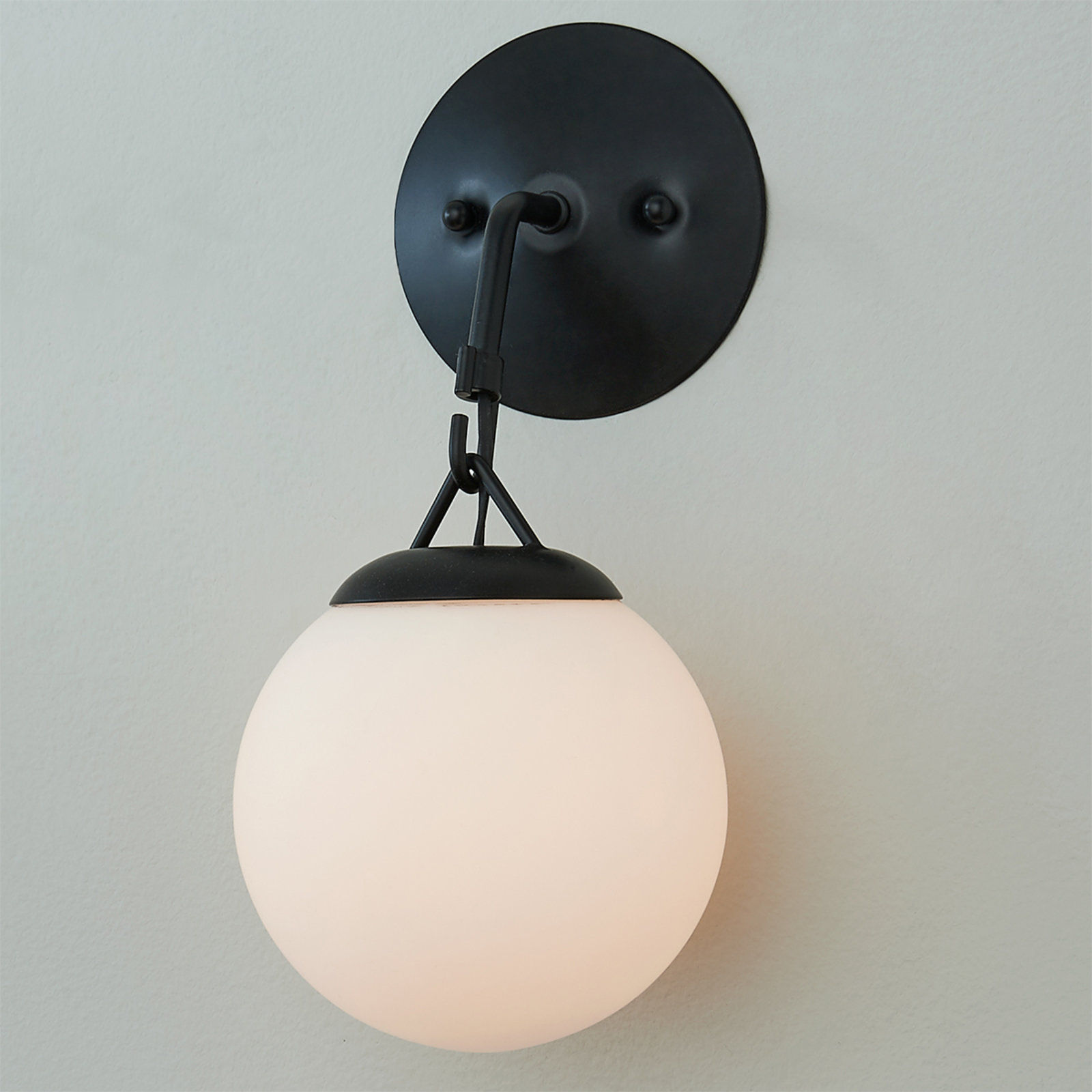 HOOKED GLOBE WALL SCONCE thumbnail 2