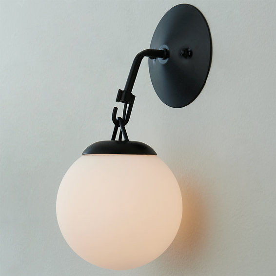 HOOKED GLOBE WALL SCONCE thumbnail 4